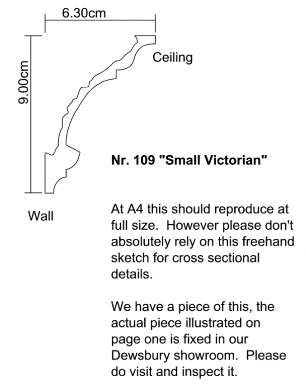 109 Small Victorian Cornice Profile