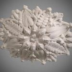 223 Small Victorian Oval Ceiling Rose