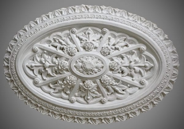 233 Victorian Medium Oval Ceiling Rose