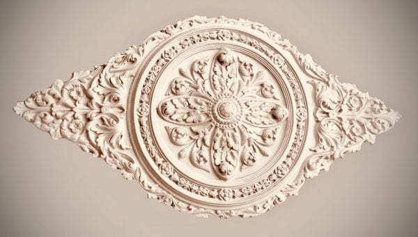 Ceiling Rose 212 Large Victorian Oval
