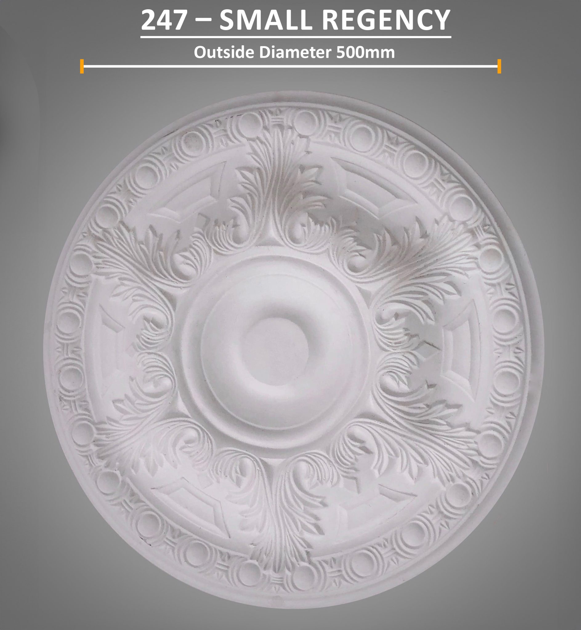 Ceiling Rose 247 - Small Regency - Ossett Mouldings Ltd