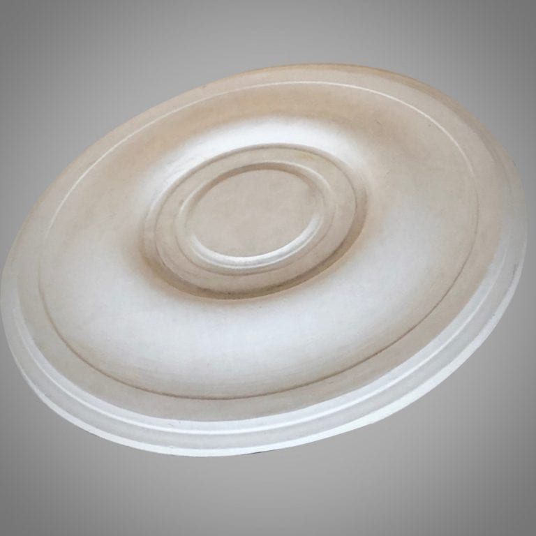 Ceiling Rose 240 Small Plain Ossett Mouldings Ltd